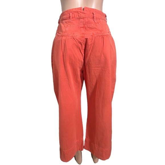 NWT FREE PEOPLE Sweet Talk Chino Cropped Pants - Picture 5 of 16
